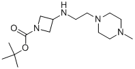 1-BOC-3-[(4-METHYL-PIPERAZIN-1-YLETHYL)-AMINO]-AZETIDINE Structure