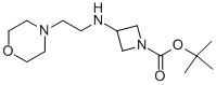 1-BOC-3-(2-MORPHOLIN-4-YL-ETHYLAMINO)-AZETIDINE Structure