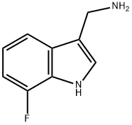 7-FLUORO-1H-INDOL-3-METHYLAMINE Structure