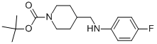 1-BOC-4-[(4-FLUORO-PHENYLAMINO)-METHYL]-PIPERIDINE Structure
