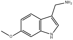 6-메톡시-1H-인돌-3-메틸아민 구조식 이미지
