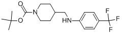 1-BOC-4-[(4-TRIFLUOROMETHYL-PHENYLAMINO)-METHYL]-PIPERIDINE Structure