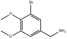 3-BROMO-4,5-DIMETHOXYBENZYLAMINE Structure