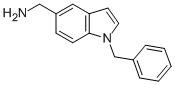 C-(1-BENZYL-1H-INDOL-5-YL)-메틸아민 구조식 이미지