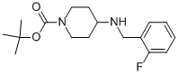 1-BOC-4-(2-플루오로-벤질라미노)-피페리딘 구조식 이미지