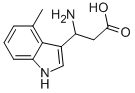 3-AMINO-3-(4-METHYL-INDOL-3-YL)-PROPIONIC ACID Structure