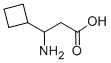 3-AMINO-3-CYCLOBUTYL-PROPIONIC ACID Structure