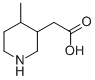 4-METHYL-3-PIPERIDINEACETIC ACID Structure