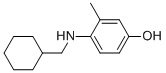 4-[(CYCLOHEXYLMETHYL)-AMINO]-3-METHYL-PHENOL Structure