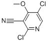 2,5-DICHLORO-4-METHOXY-3-PYRIDINECARBONITRILE Structure