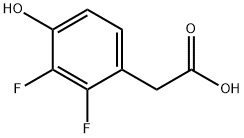 (2,3-Difluoro-4-hydroxy-phenyl)-acetic acid Structure