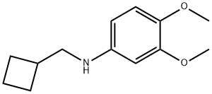 CYCLOBUTYLMETHYL-(3,4-DIMETHOXY-PHENYL)-AMINE Structure