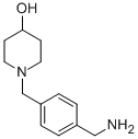 1-(4-AMINOMETHYL-BENZYL)-PIPERIDIN-4-OL Structure