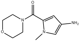 (4-AMINO-1-METHYL-PYRROL-2-YL)-MORPHOLIN-4-YL-METHANONE Structure