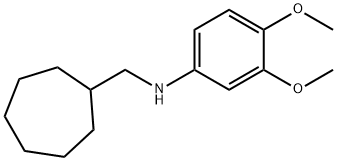 CYCLOHEPTYLMETHYL-(3,4-DIMETHOXY-PHENYL)-AMINE Structure