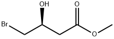 (S)-4-브로모-3-하이드록시-부티르산메틸에스테르 구조식 이미지