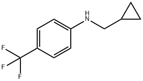 CYCLOPROPYLMETHYL-(4-TRIFLUOROMETHYL-PHENYL)-AMINE HYDROCHLORIDE Structure