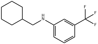 CYCLOHEXYLMETHYL-(3-TRIFLUOROMETHYL-PHENYL)-AMINE Structure