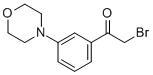2-BROMO-1-(3-MORPHOLIN-4-YL-PHENYL)-ETHANONE Structure