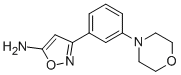 3-(3-MORPHOLIN-4-YL-PHENYL)-ISOXAZOL-5-YLAMINE Structure