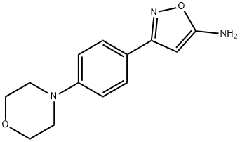 3-(4-MORPHOLIN-4-YL-PHENYL)-ISOXAZOL-5-YLAMINE Structure