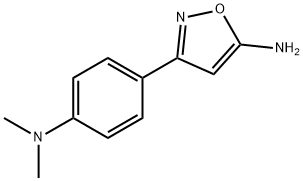 3-(4-DIMETHYLAMINO-PHENYL)-ISOXAZOL-5-YLAMINE Structure