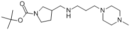 1-BOC-3-([(4-METHYL-PIPERAZIN-1-YLPROPYL)-AMINO]-METHYL)-PYRROLIDINE Structure