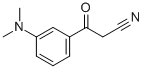 3-(3-DIMETHYLAMINO-PHENYL)-3-OXO-PROPIONITRILE Structure