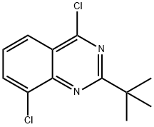 4,8-DICHLORO-2-TERT-BUTYL-퀴나졸린 구조식 이미지