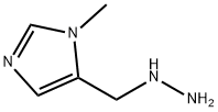 (3-METHYL-3H-IMDAZOL-4-YLMETHYL)-HYDRAZINE Structure
