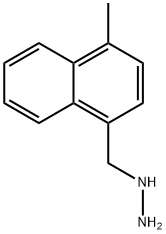 (4-METHYL-NAPHTHALEN-1-YLMETHYL)-HYDRAZINE Structure