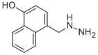 (4-하이드록시-나프탈렌-1-일메틸)-하이드라진 구조식 이미지