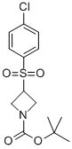 3-(4-CHLORO-BENZENESULFONYL)-AZETIDINE-1-CARBOXYLIC ACID TERT-BUTYL ESTER Structure