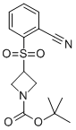 3-(2-시아노-벤젠술포닐)-아제티딘-1-카르복실산tert-부틸에스테르 구조식 이미지