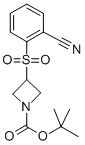 3-(2-CYANO-BENZENESULFONYL)-AZETIDINE-1-CARBOXYLIC ACID TERT-BUTYL ESTER Structure