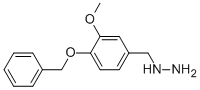 (4-벤질록시-3-메톡시-벤질)-하이드라진 구조식 이미지
