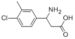 3-AMINO-3-(4-CHLORO-3-METHYL-PHENYL)-PROPIONIC ACID Structure