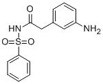 N-[2-(3-AMINO-PHENYL)-ACETYL]-BENZENESULFONAMIDE Structure