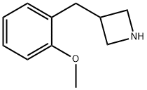 3-[(2-메톡시페닐)메틸]아제티딘 구조식 이미지