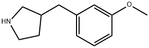 3-(3-METHOXY-BENZYL)-PYRROLIDINE Structure