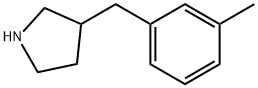 3-(3-METHYL-BENZYL)-PYRROLIDINE Structure