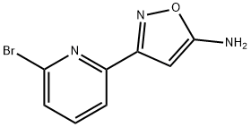 3-(6-BROMO-PYRIDIN-2-YL)-ISOXAZOL-5-YLAMINE Structure