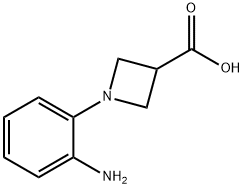 1-(2-AMINO-PHENYL)-AZETIDINE-3-CARBOXYLIC ACID Structure