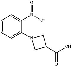 1-(2-니트로-페닐)-아제티딘-3-카르복실산 구조식 이미지