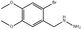 (2-BROMO-4,5-DIMETHOXYBENZYL)HYDRAZINE HYDROCHLORIDE Structure