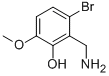 2-BROMO-5-METHOXY-6-HYDROXYBENZYLAMINE Structure