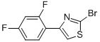 2-브로모-4-(2,4-DIFLUOROPHENYL)티아졸 구조식 이미지