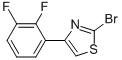 2-BROMO-4-(2,3-DIFLUOROPHENYL)THIAZOLE Structure