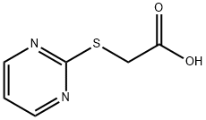 (2-пиримидилтио)уксусная кислота структурированное изображение
