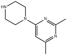 2,4-dimethyl-6-piperazin-1-ylpyrimidine Structure